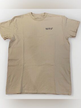 Mac Miller T-Shirt 92 Til Infinity Size Medium Larry Fisherman Rap Tee Beige